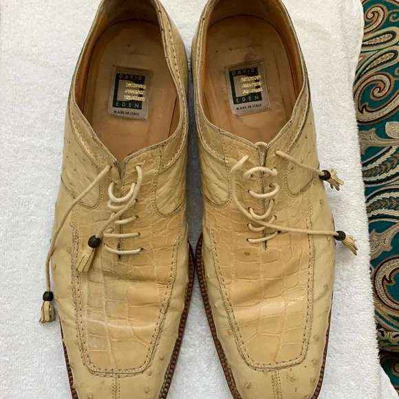 David Eden | Shoes | Crocodile And Ostrich Mens Size 3 Dress  display picture 1